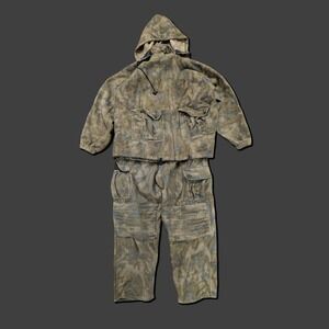 Gander Mountain Guide‎ Series Fleece Camo Bib Overalls Jacket XL
